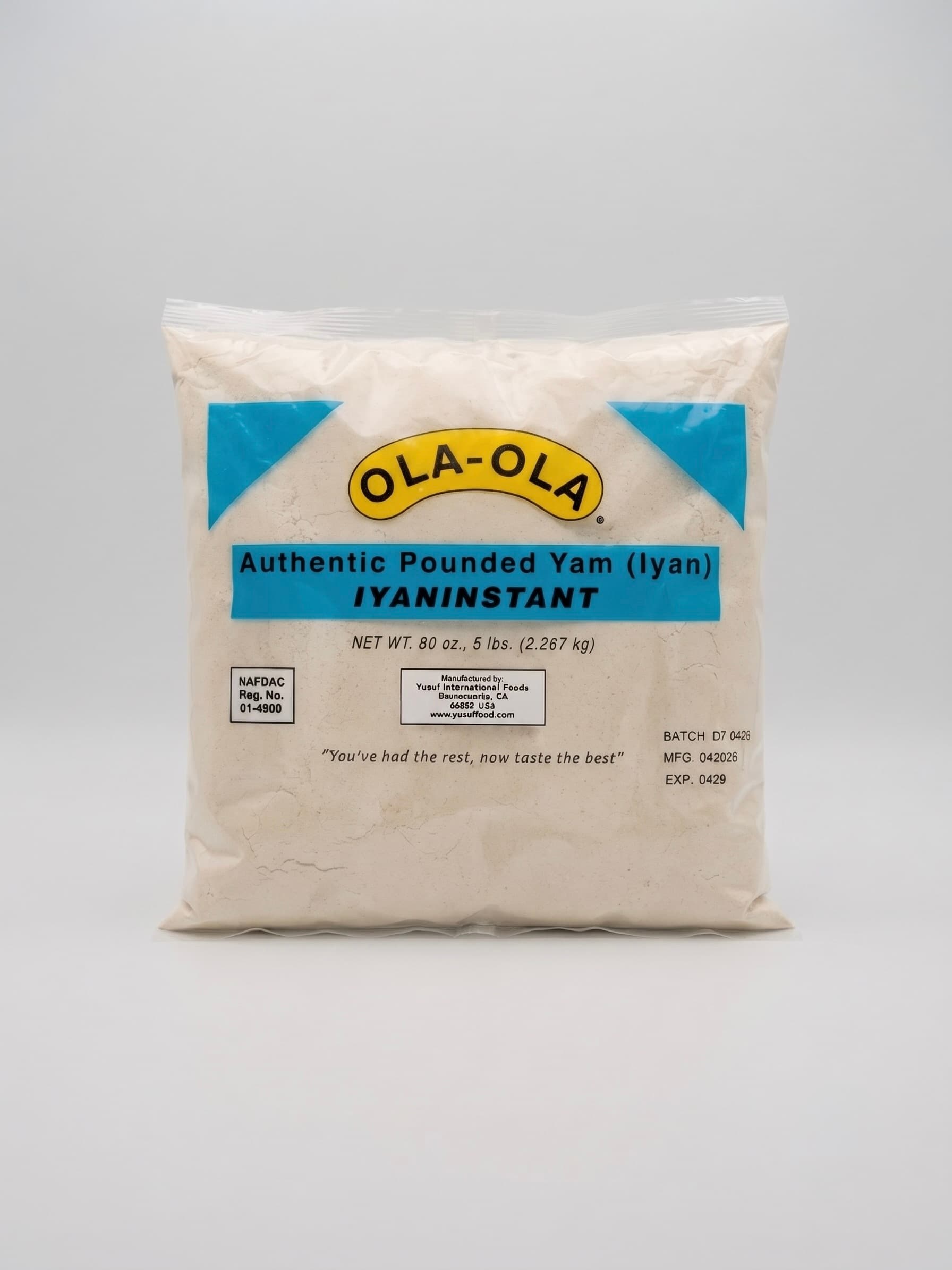 Ola Ola Poundo Yam 5 lb Bag