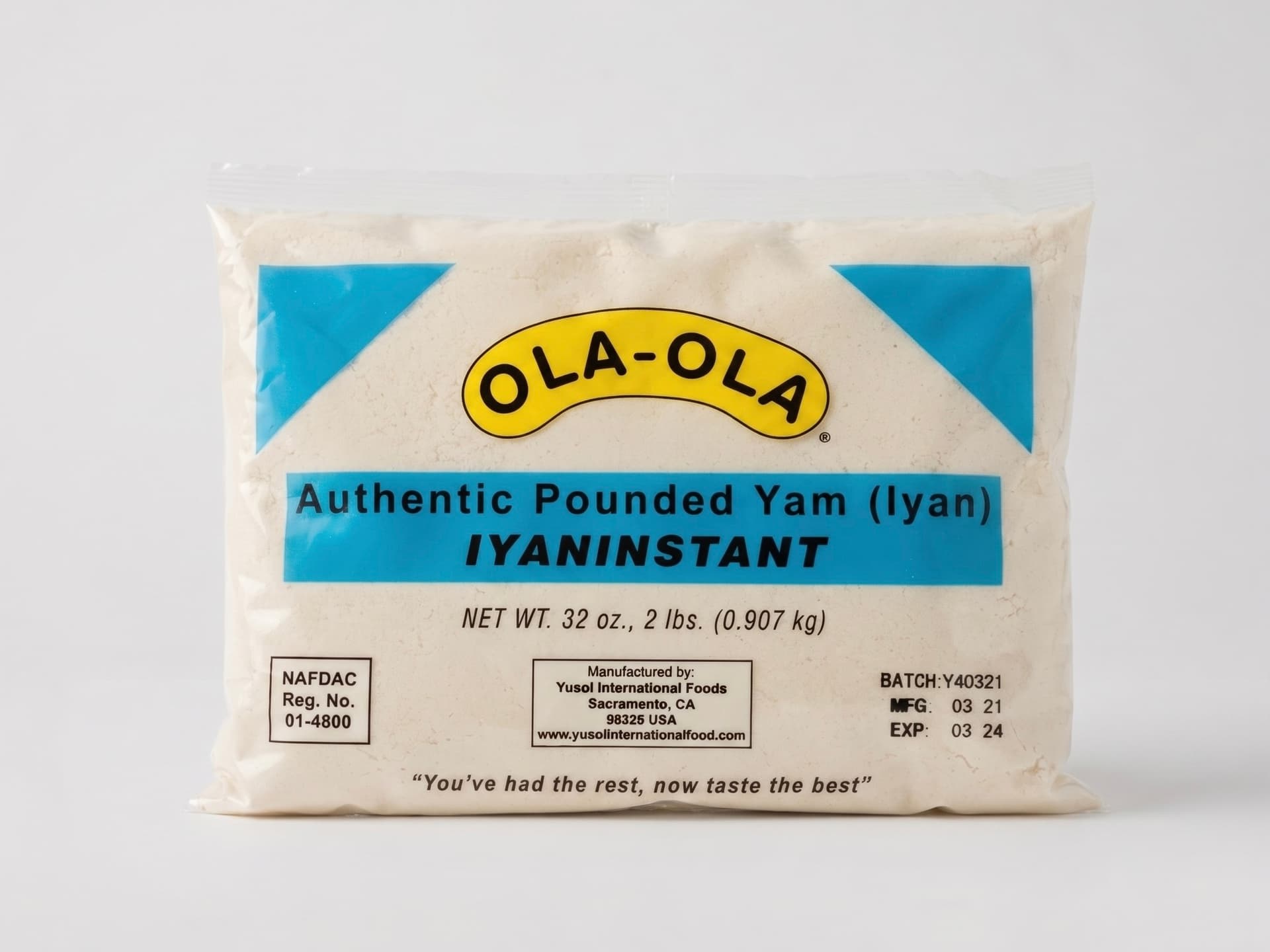 Ola Ola Poundo Yam 2 lb Bag